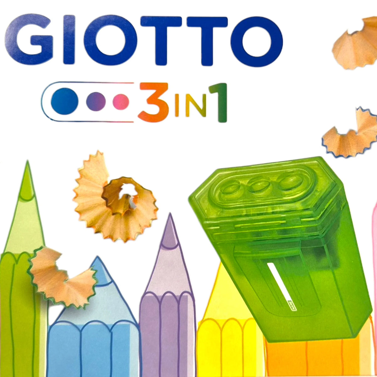 sacapuntas giotto 3 en 1 