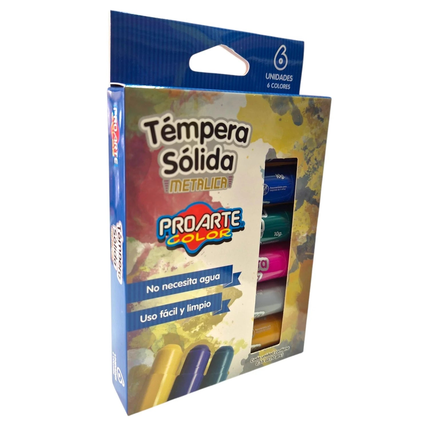tempera en barra metalica