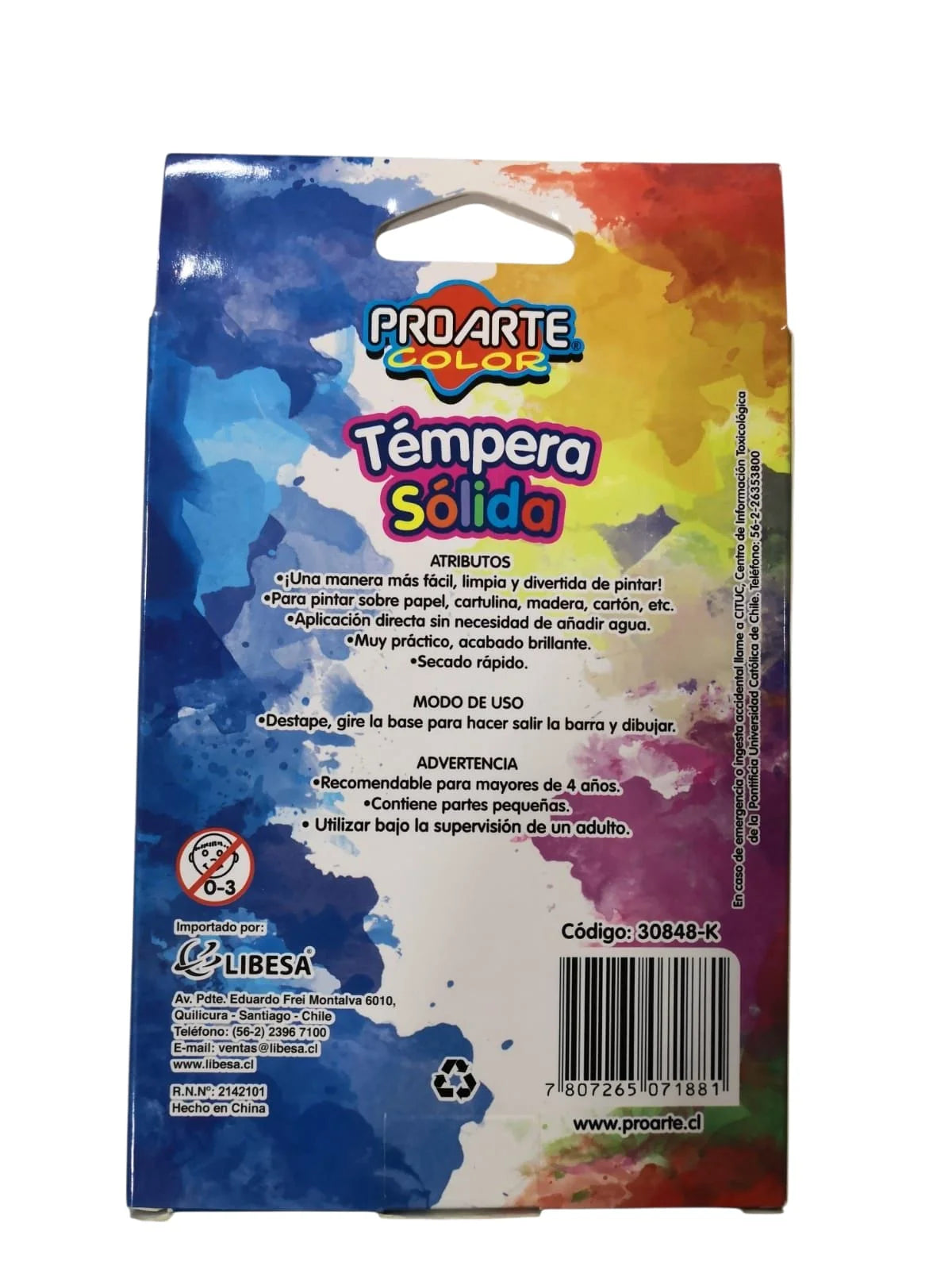 temperas solidas